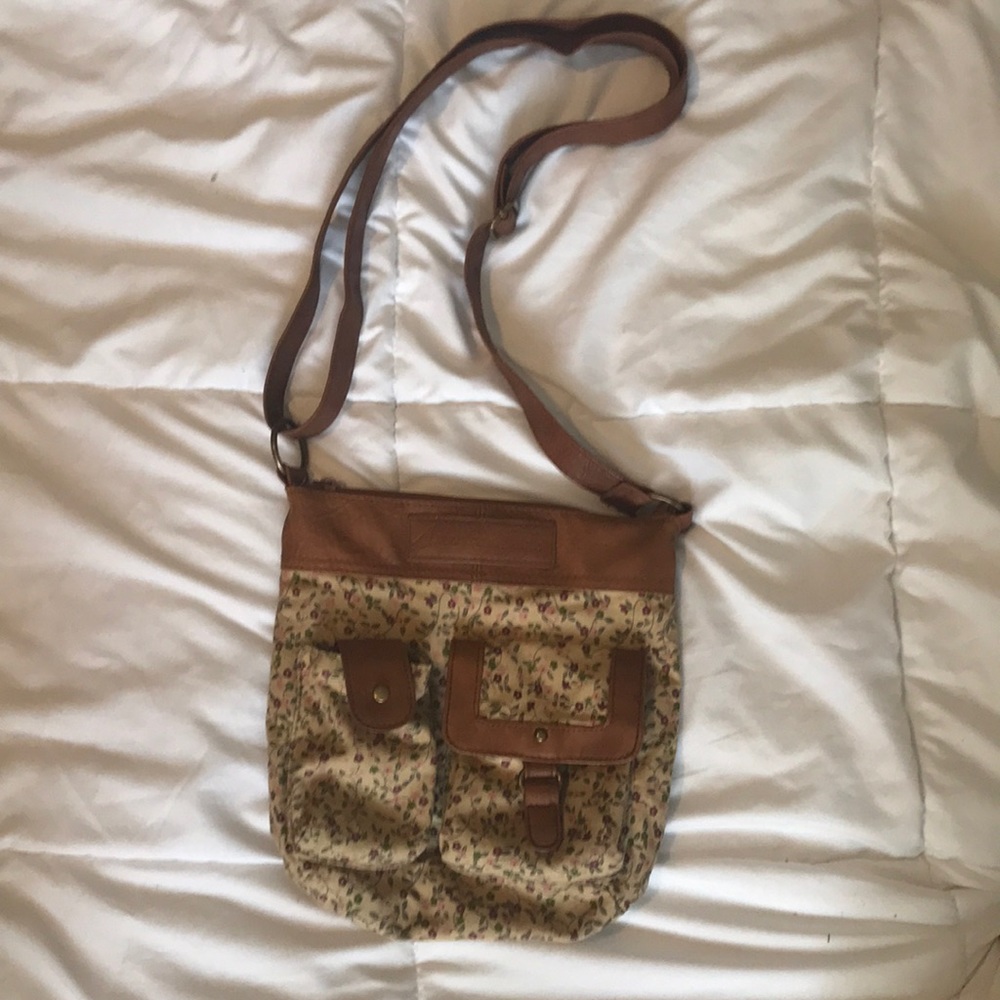 Floral American eagle purse